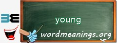 WordMeaning blackboard for young